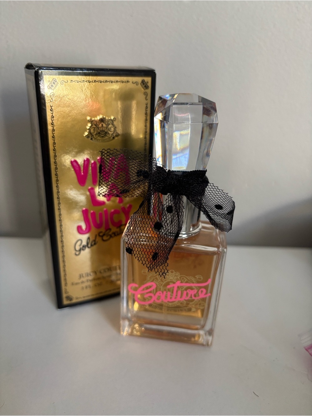Juicy Couture Viva La Juicy Gold Couture Bottle - Pink & Gold Accents